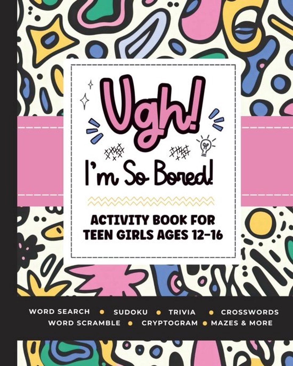 Activiteitenboek voor Tienermeisjes 12-16: Puzzels, Kleurplaten en Creatieve Uitdagingen