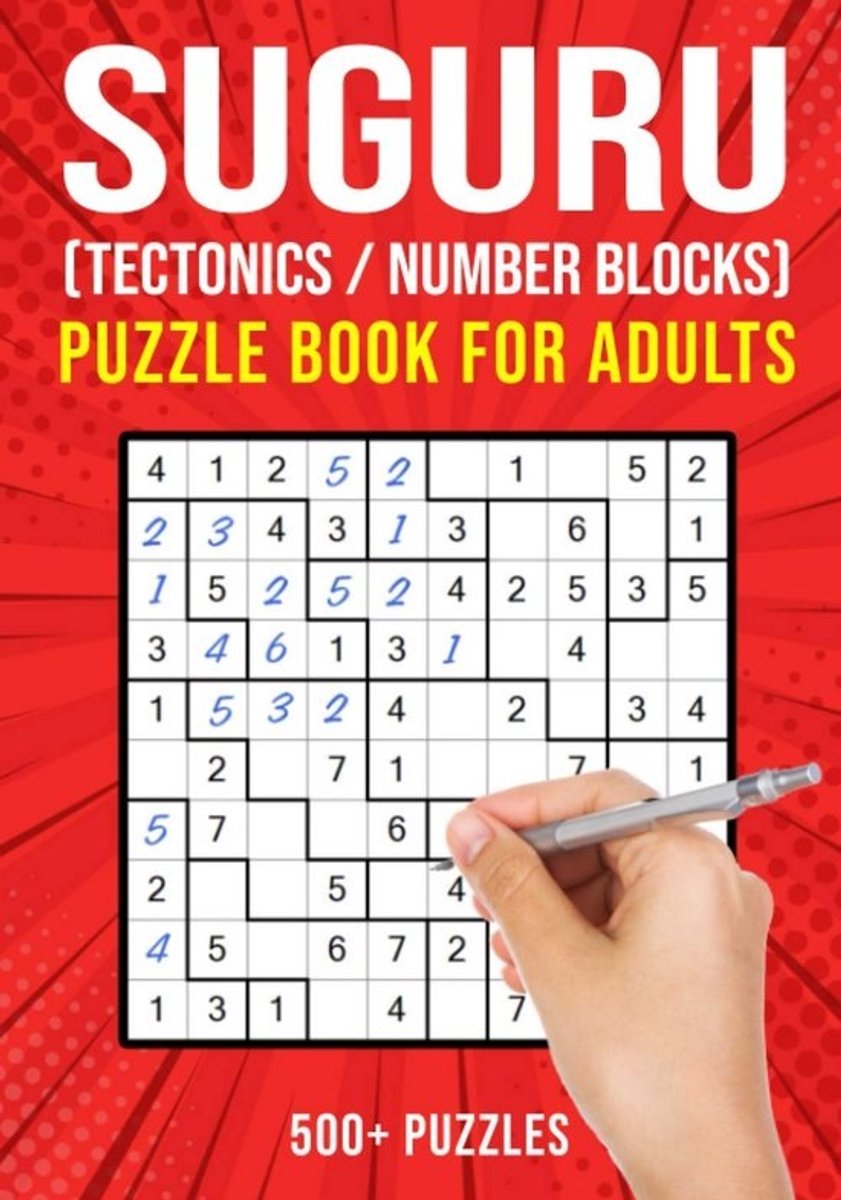Tectonics Sudoku Puzzels voor Volwassenen | 500+ Logische Puzzels | Van Gemakkelijk tot Moeilijk