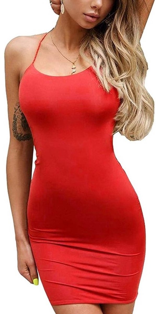 Zomer Jurk Dames Strapless Mouwloos Hoge Taille Mini Rok Stretchy Clubwear