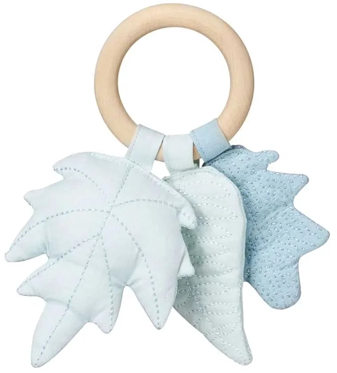 Cam Cam Babyrammelaar Bladeren blauw