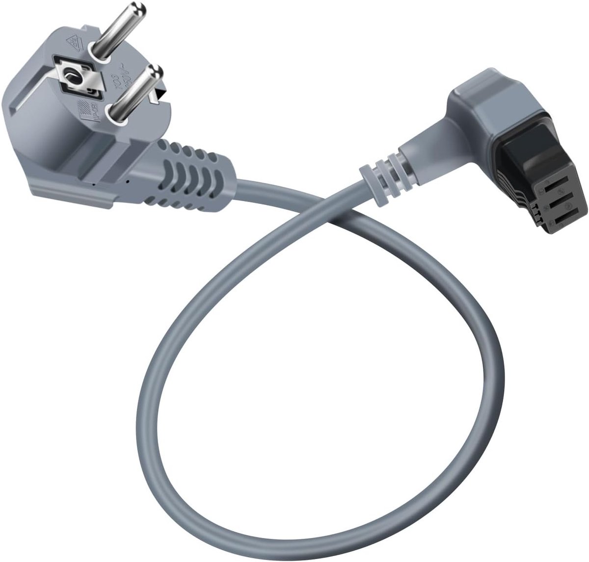 Kabel Vaatwasser 10A 250V Compatibel Bosch und Siemens Voedingssnoer Vaatwasser voor Balay - Gaggenau - Neff - Gorenje - Pitsos (1.8m)
