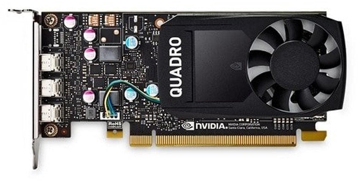 Solidchoice - Grafische Kaart NVIDIA Quadro P400 - 2GB