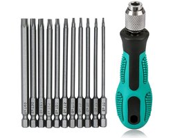 Solidchoice - Torx Schroevendraaier Set T6-T40 met Magnetische Bits
