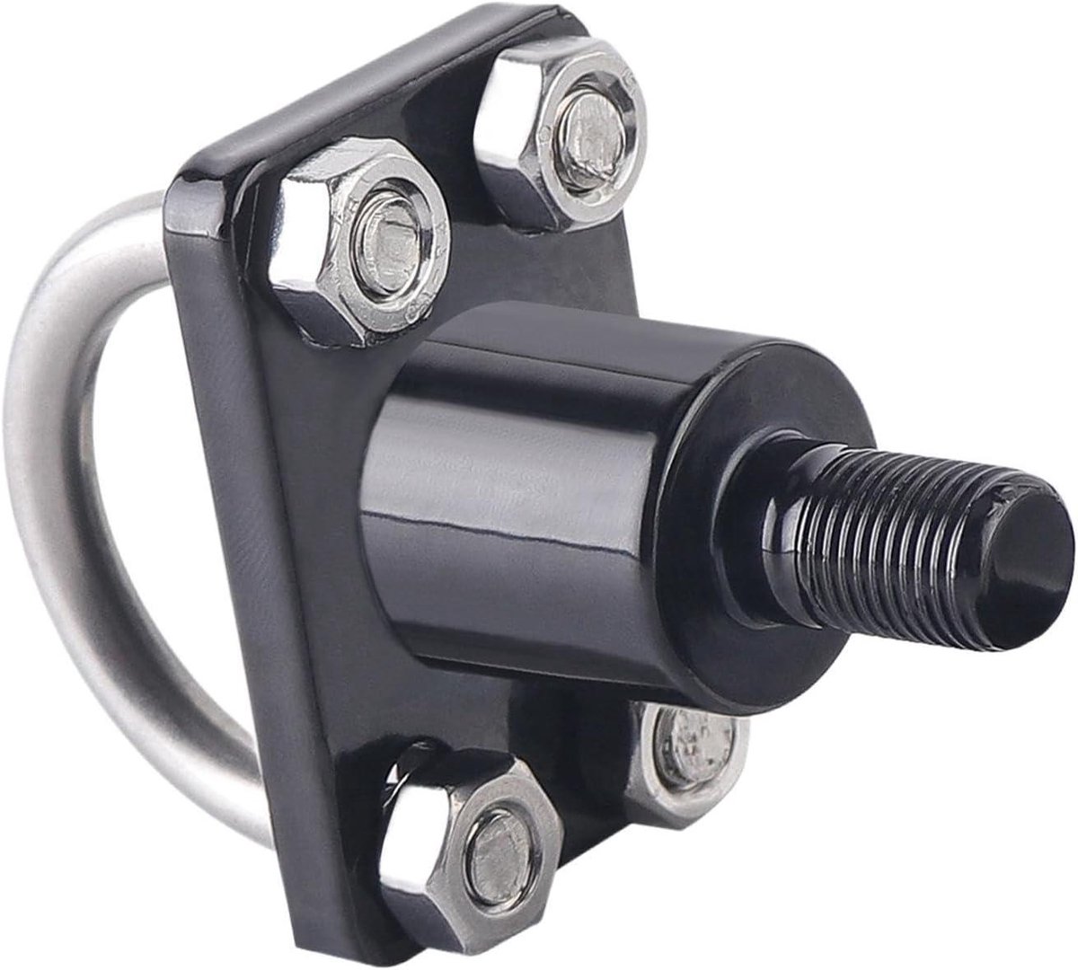 Fietskar Koppelingsconnector - Fietsaanhanger Adapter - Lasten Vervoeren - Universeel Staal Systeem - 4.6x3 cm - Zilver