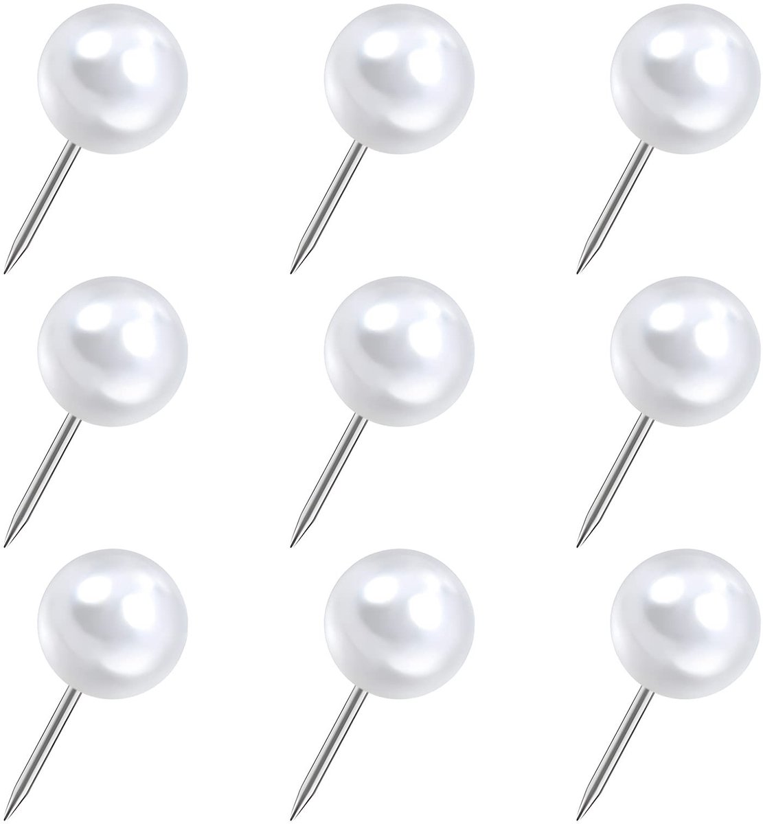 Solidchoice - 100 Stuks Grote Ronde Hoofd Push Pins voor Documenten