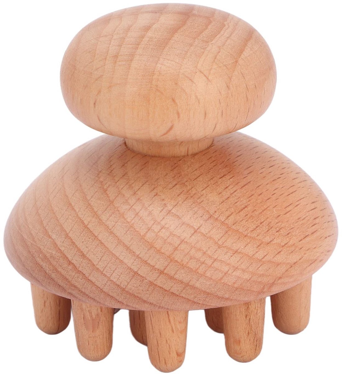 Solidchoice - Houten Paddenstoelmassage Tool voor Lymfedrainage en Anti-cellulitis