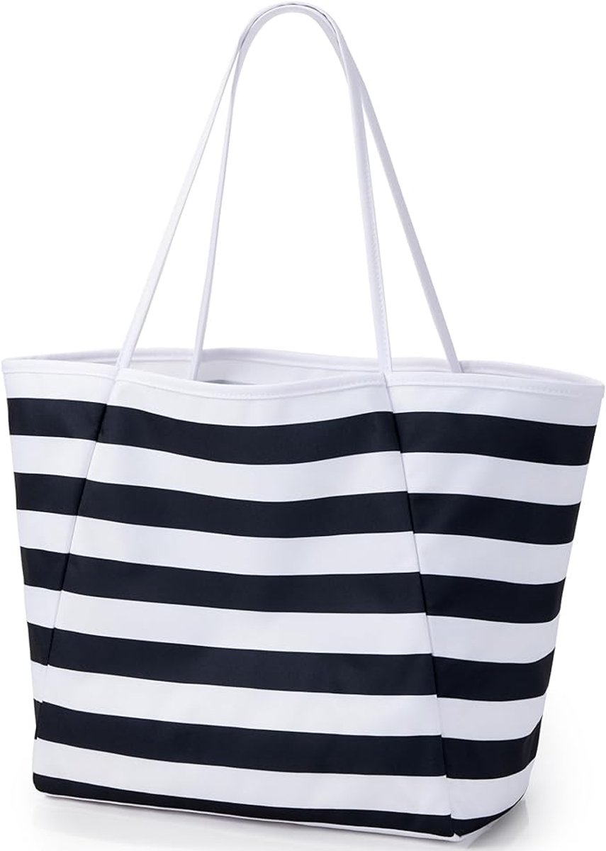 Strand Tote Bag Vrouwen Grote Waterdichte Zandproof Schouder Handtas Packable Boodschappentas Hobo Portemonnee voor Picknick Vakantie