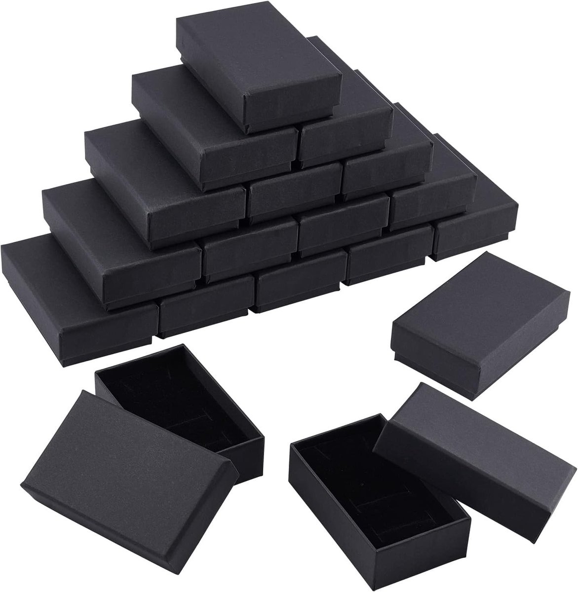 Solidchoice - Set van 24 Kraft Kartonnen Geschenkdozen