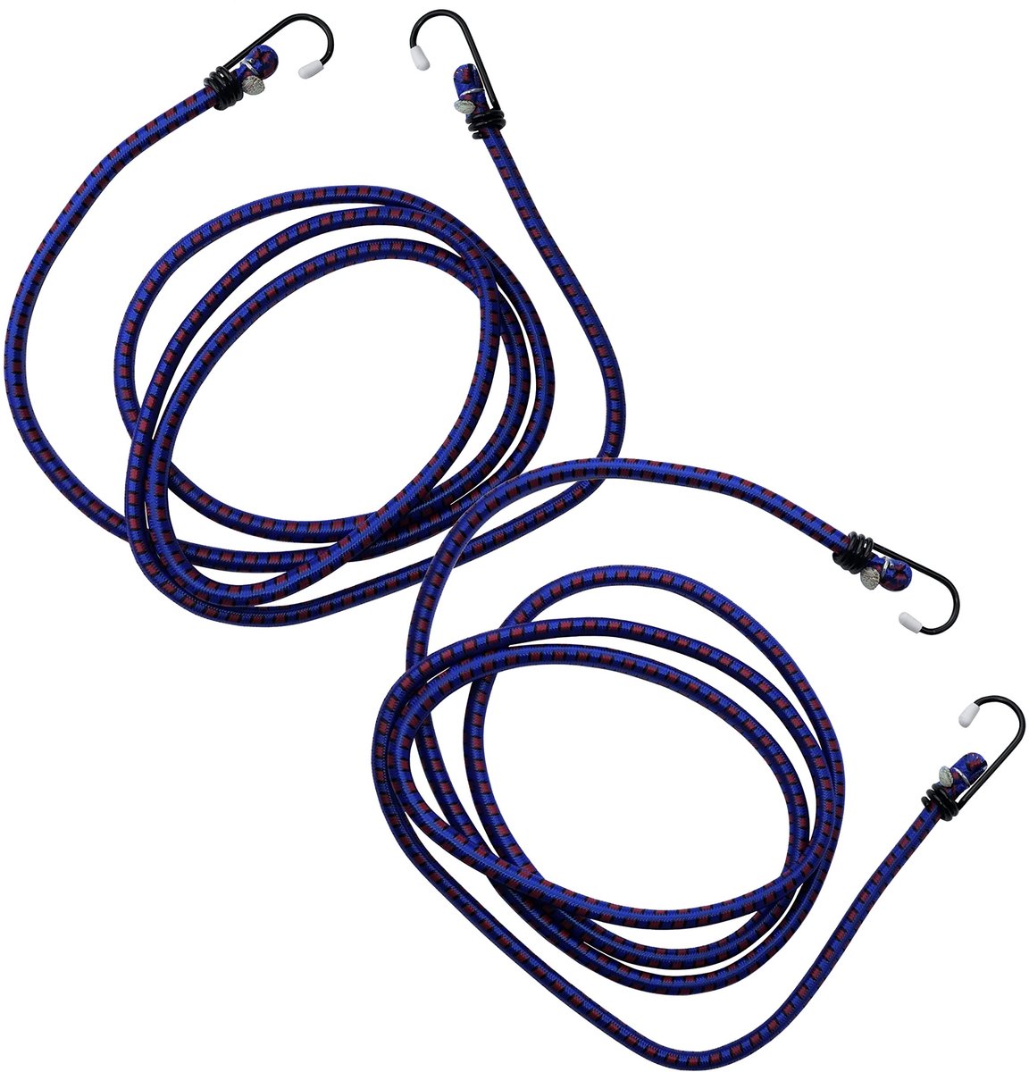 Solidchoice - Set van 2 Elastische Tassen met Haak voor Bagage