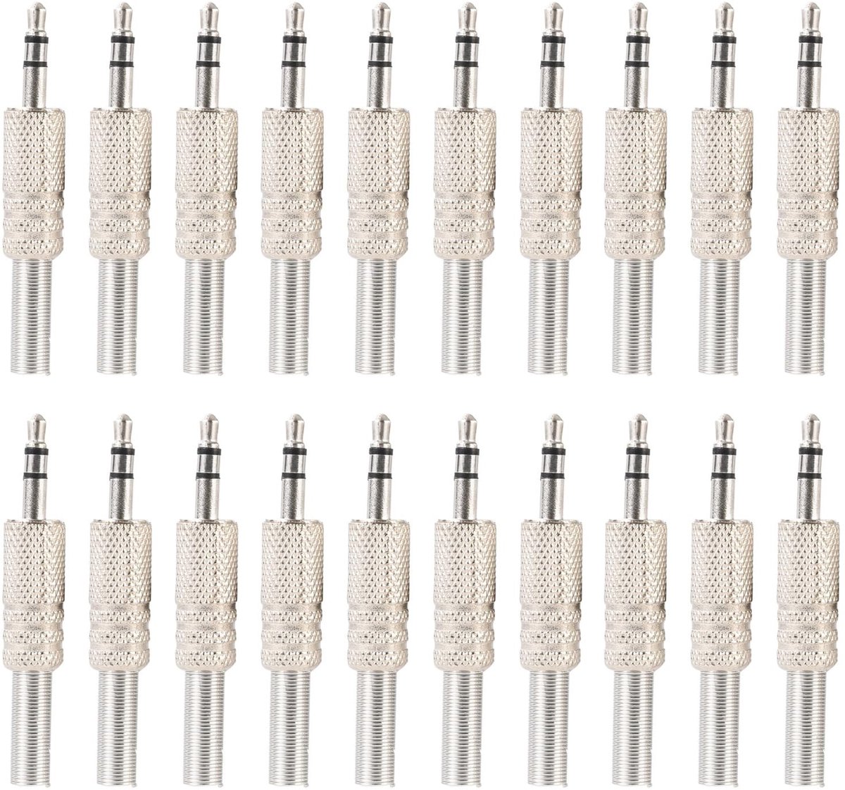 Solidchoice - 20 Stuks 3,5 mm Stereo Jack Connector voor Hoofdtelefoon Reparatie