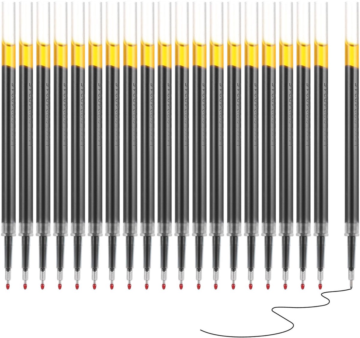 Solidchoice - 20-Pack Gelpen Navullingen voor Kantoor en School