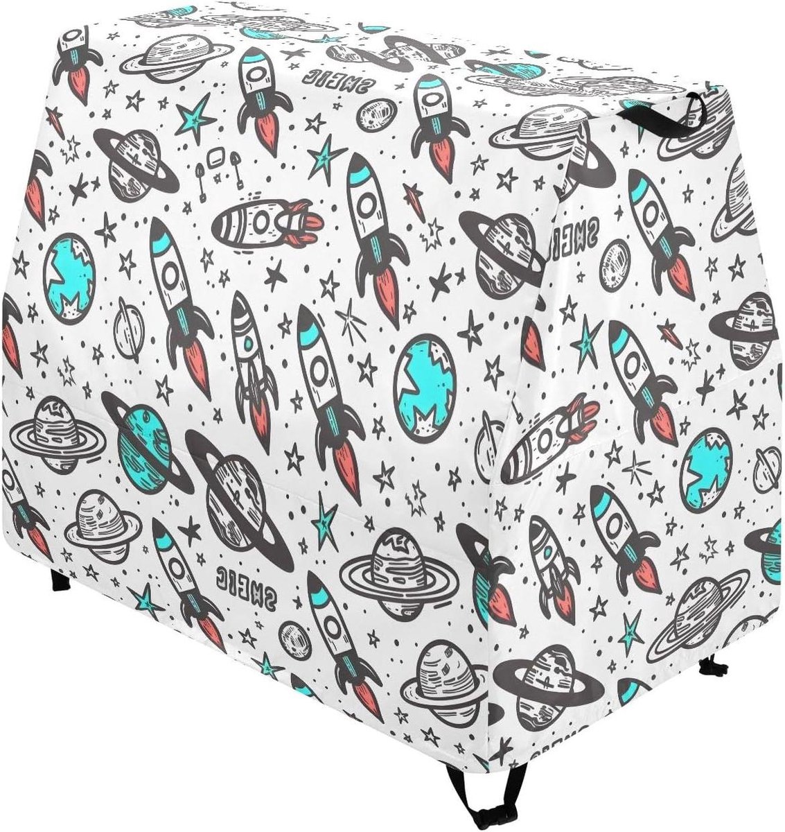 Water Tafel Hoes - Tafelhoes Kinderen - Buiten Spelen - Cartoon Patroon - 104 x 63 x 83 cm - Blauw