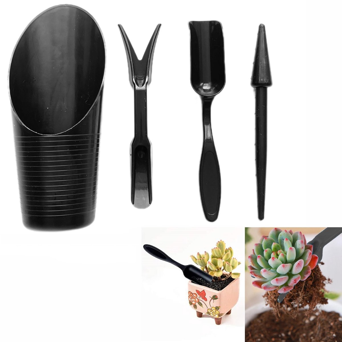 Solidchoice - Tuin Gereedschap Set van 4 voor Planten en Bloembollen