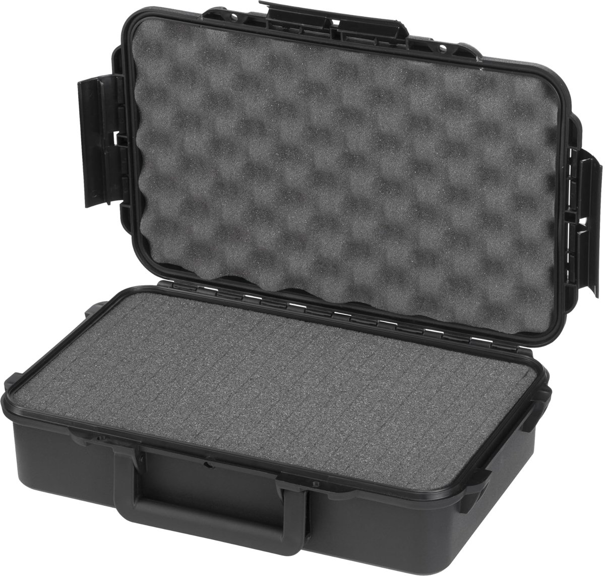 MAX MAX004S IP67 Gereedschapskoffer - Water- en Stofdichte Opbergkoffer met Accessoirevak - Robuuste Tool Box voor Professioneel Gereedschap, Elektronica, Bouw, Reparatie & Buitenwerk