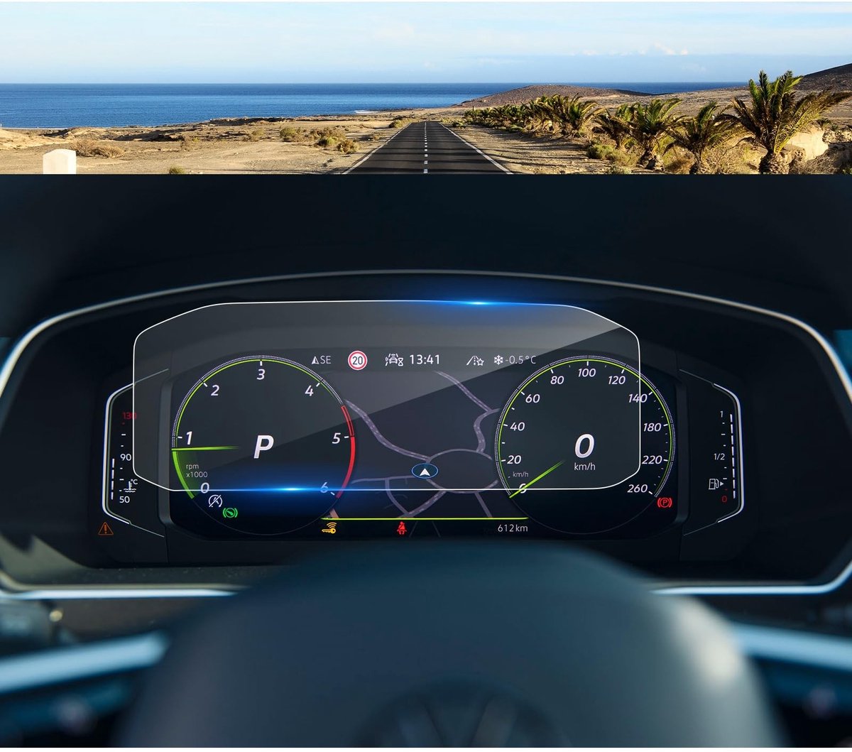 Solidchoice - Displaybeschermfolie voor VW Tiguan 2 2020-2023