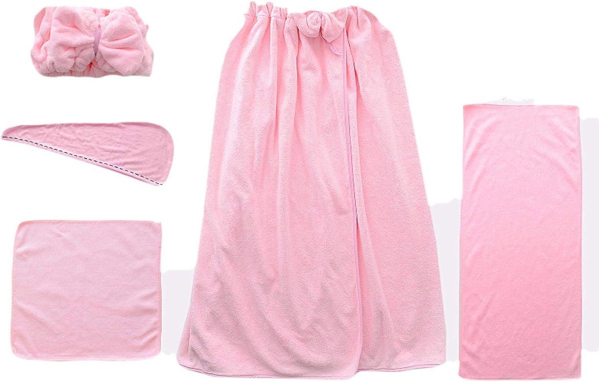 100% Cotton Bath Towel Set, Four Piece High-End Bath Towel Set - ShopVlot