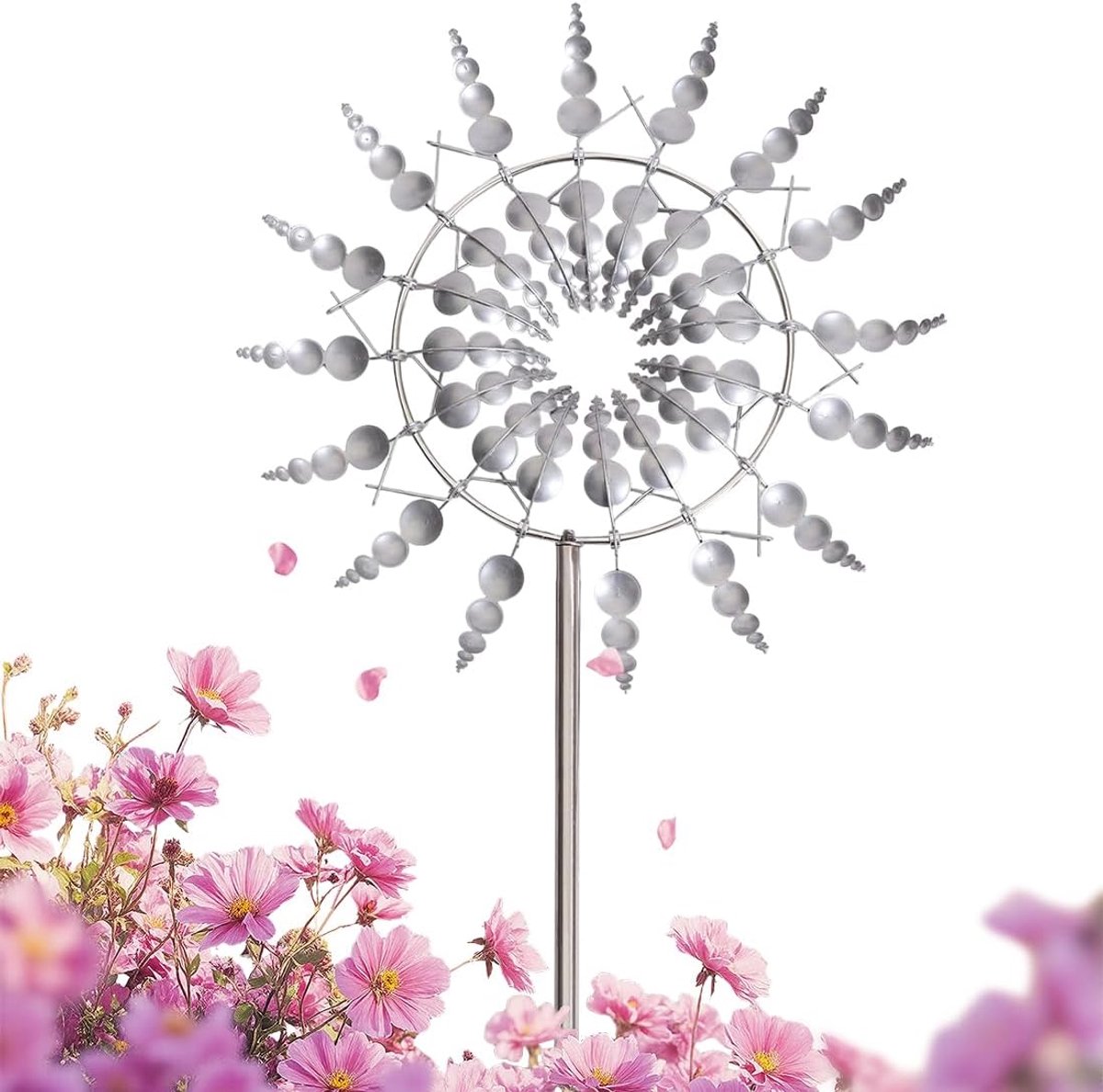 Magic Garden Windmill, Unique and Magic Metal Wind Wheels, Outdoor Wind Spinner Kinetic Wind Spinner, Metal Wind - ShopVlot