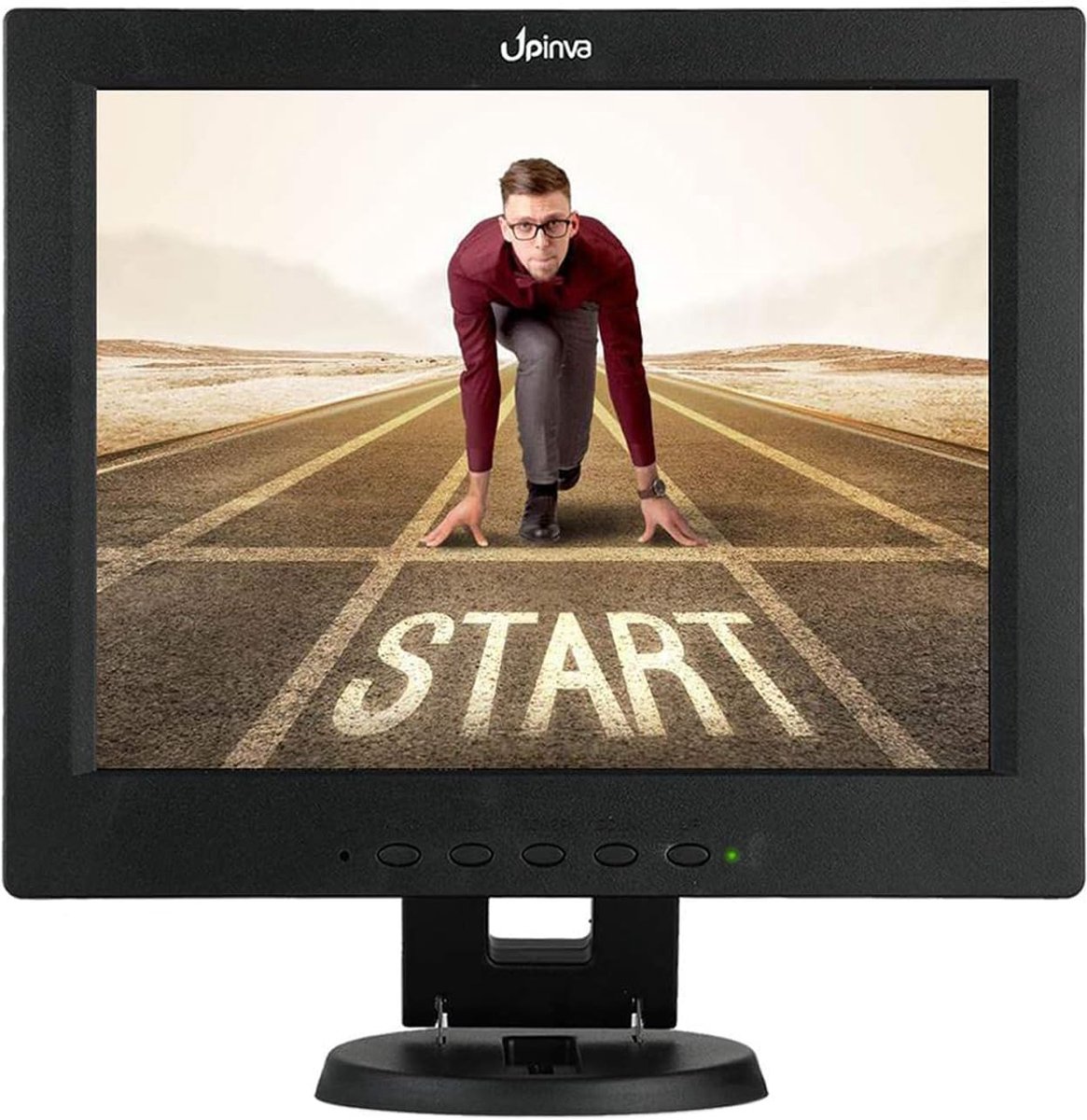 12 inch multifunction surveillance monitor supports PC, HDMI, AV, BNC, VGA, USB input security camera display CCTV - ShopVlot