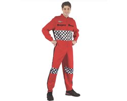 Joya Party® Formule 1 Racecoureur Verkleedpak Volwassenen | Racepak | Formule Coureur Kostuum | Racing Overall | Carnaval | Themafeest | Volwassenen | Maat M/L