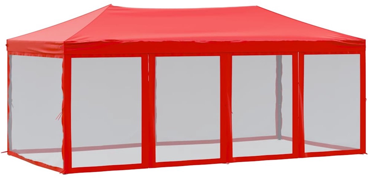 vidaXL-Partytent-inklapbaar-met-zijwanden-3x6-m-rood