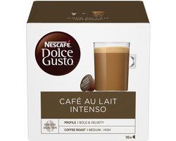 Koffiecapsules NESCAFÉ® Dolce Gusto® Café au Lait Intenso, 16 st.