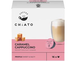 Koffiecapsules compatibel met NESCAFÉ® Dolce Gusto® CHiATO Caramel Cappuccino, 16 st.
