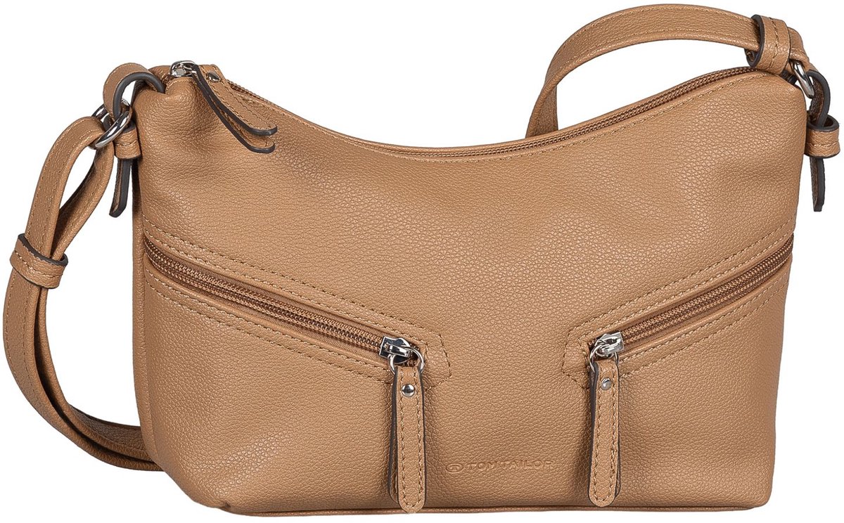 TOM TAILOR schoudertas Apolline Crossbody Bag Camel Lichtbruin