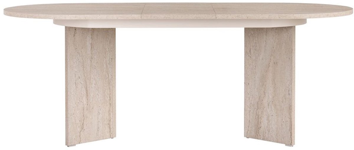 CaliCosy Eettafel uitschuifbare van 160 tot 200 cm - LOU Beige