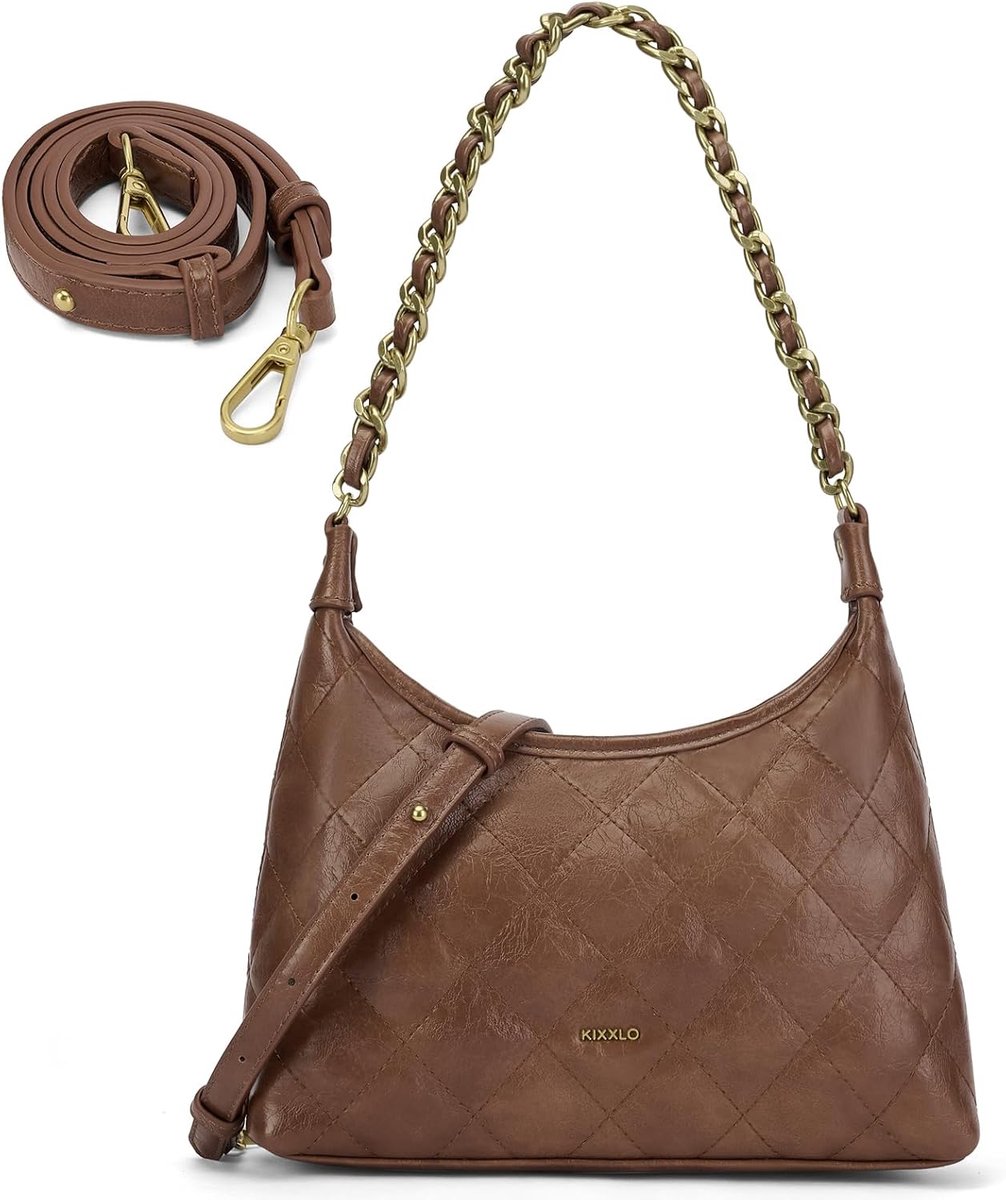 Women's Handbags Shoulder Bag Crossbody PU Leather Trendy Handbag Mini Hobo Bag Retro Underarm Bag Shoulder Bag for - ShopVlot