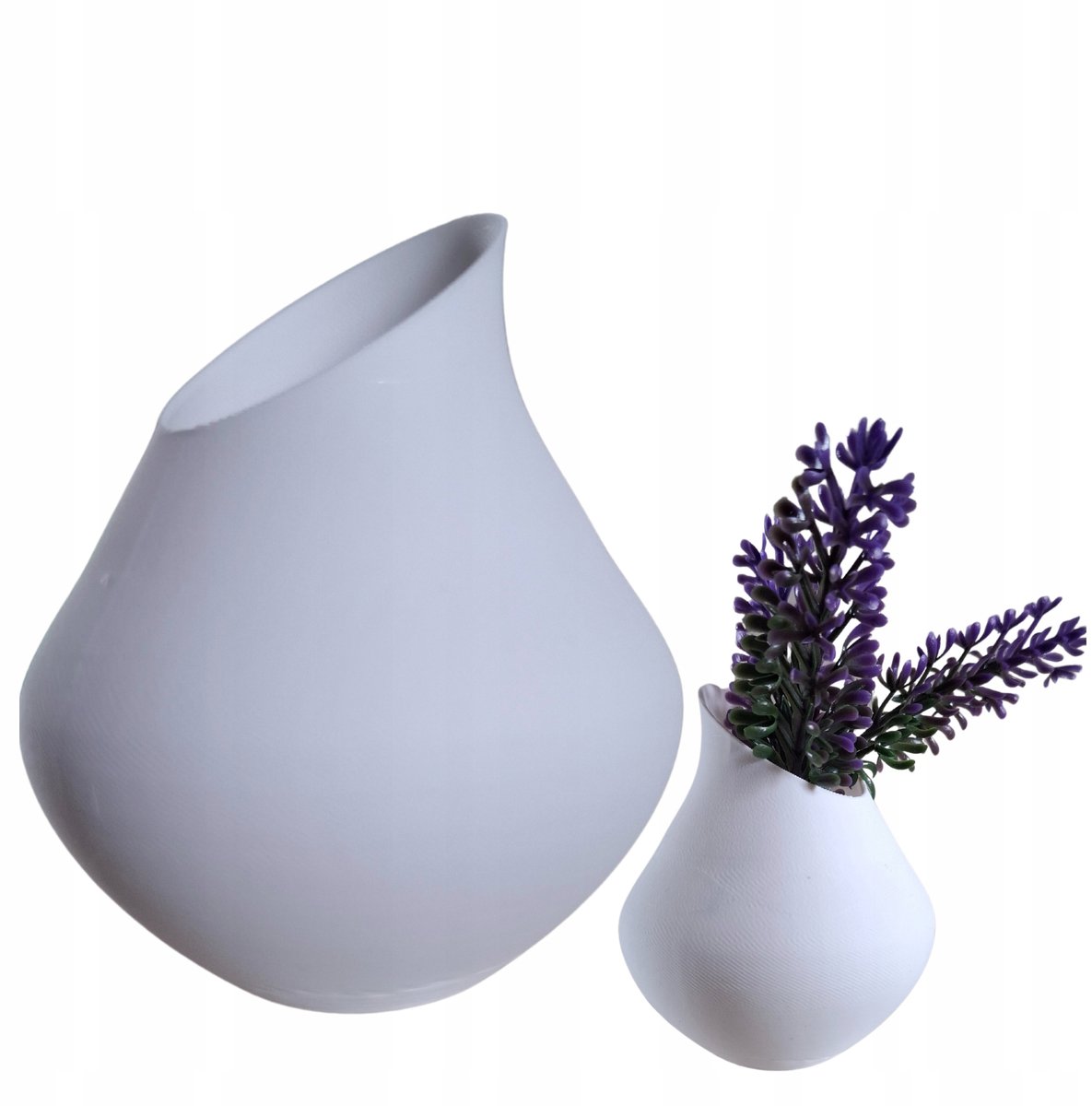 Asymmetrische Vaas 25 cm - Organisch Design, 15 Kleuren