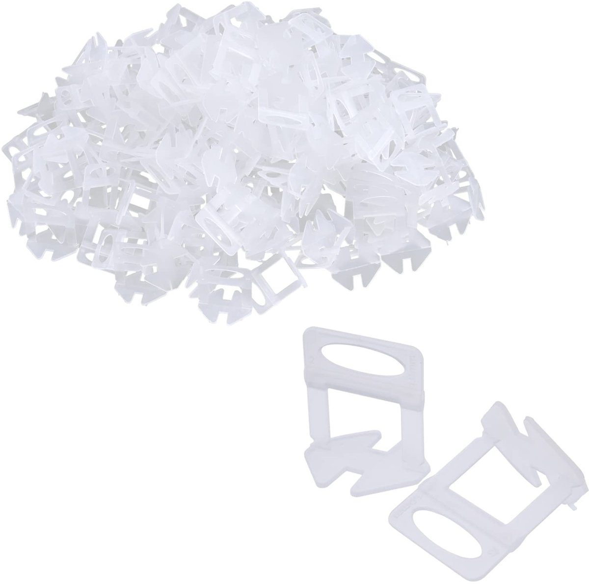 Solidchoice - Tegel Egaliseer Clips 1mm 200 Stuks voor Vloertegels