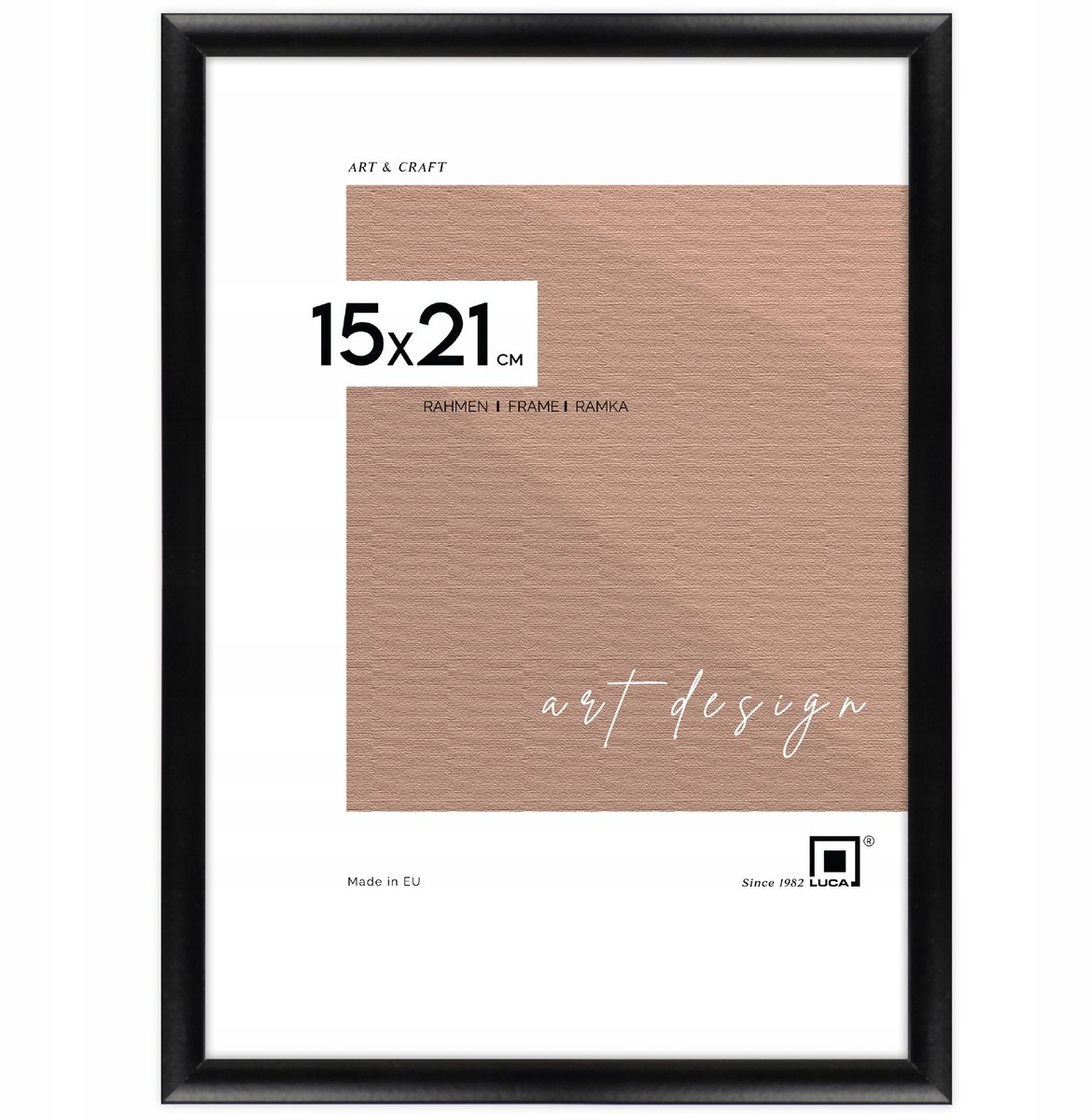 Royall Aluminium Fotolijst Zwart 15x21 cm