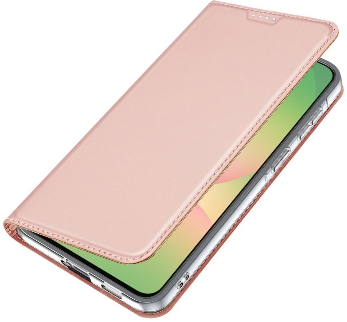 Dux Ducis Skin Pro Hoesje Geschikt voor Samsung Galaxy A57 | Book Case met Pasjeshouder | Portemonnee | Standaard | Roze