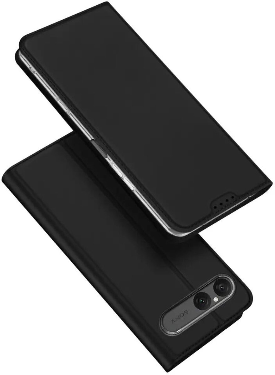 Dux Ducis Skin Pro Hoesje Geschikt voor Sony Xperia 10 VII | Book Case met Pasjeshouder | Portemonnee | Standaard | Zwart