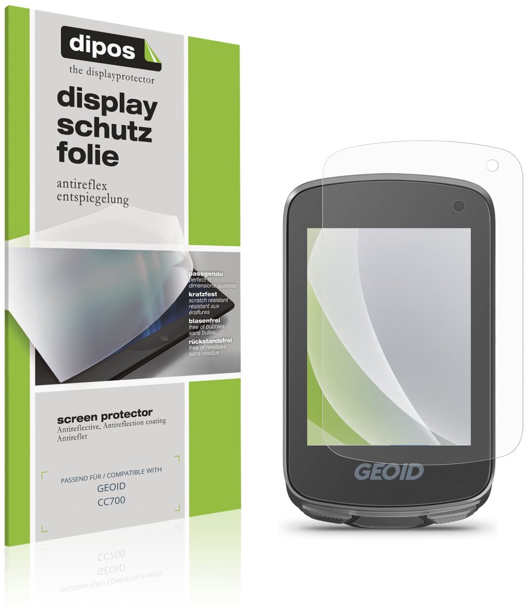 dipos – 2x Matte Beschermfolie geschikt voor GEOID CC700 | Krasbestendige & antireflecterende Screenprotector Ultra-Thin
