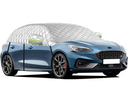 Autohoes Tegen Hagel - Voorruit Beschermhoes - Bescherming tegen Weer - 6 Lagen Materiaal - Voor Ford Focus 2010-2023 - Zilver
