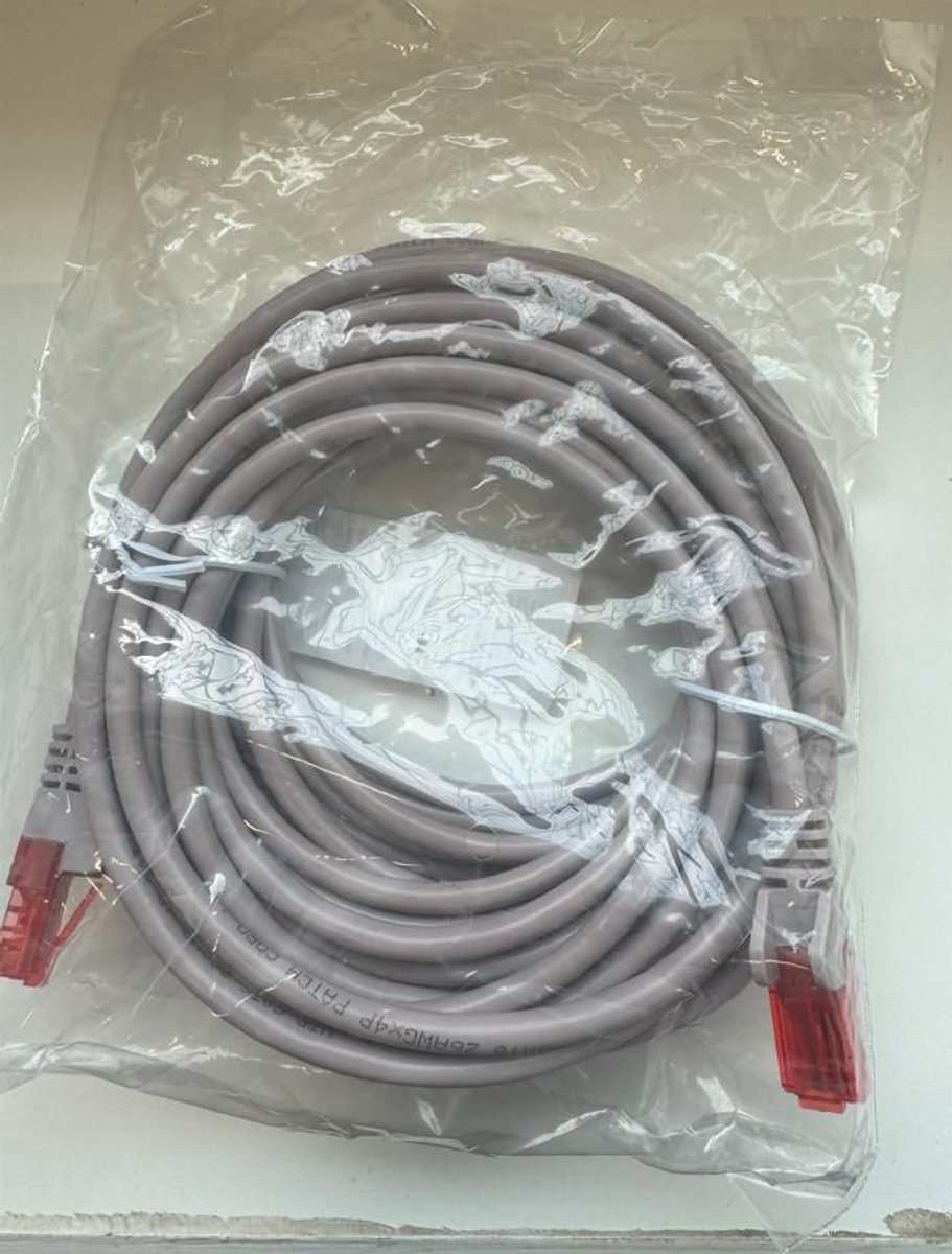 Microconnect B-UTP610-P netwerkkabel Grijs 10 m Cat6 U/UTP (UTP) Rond