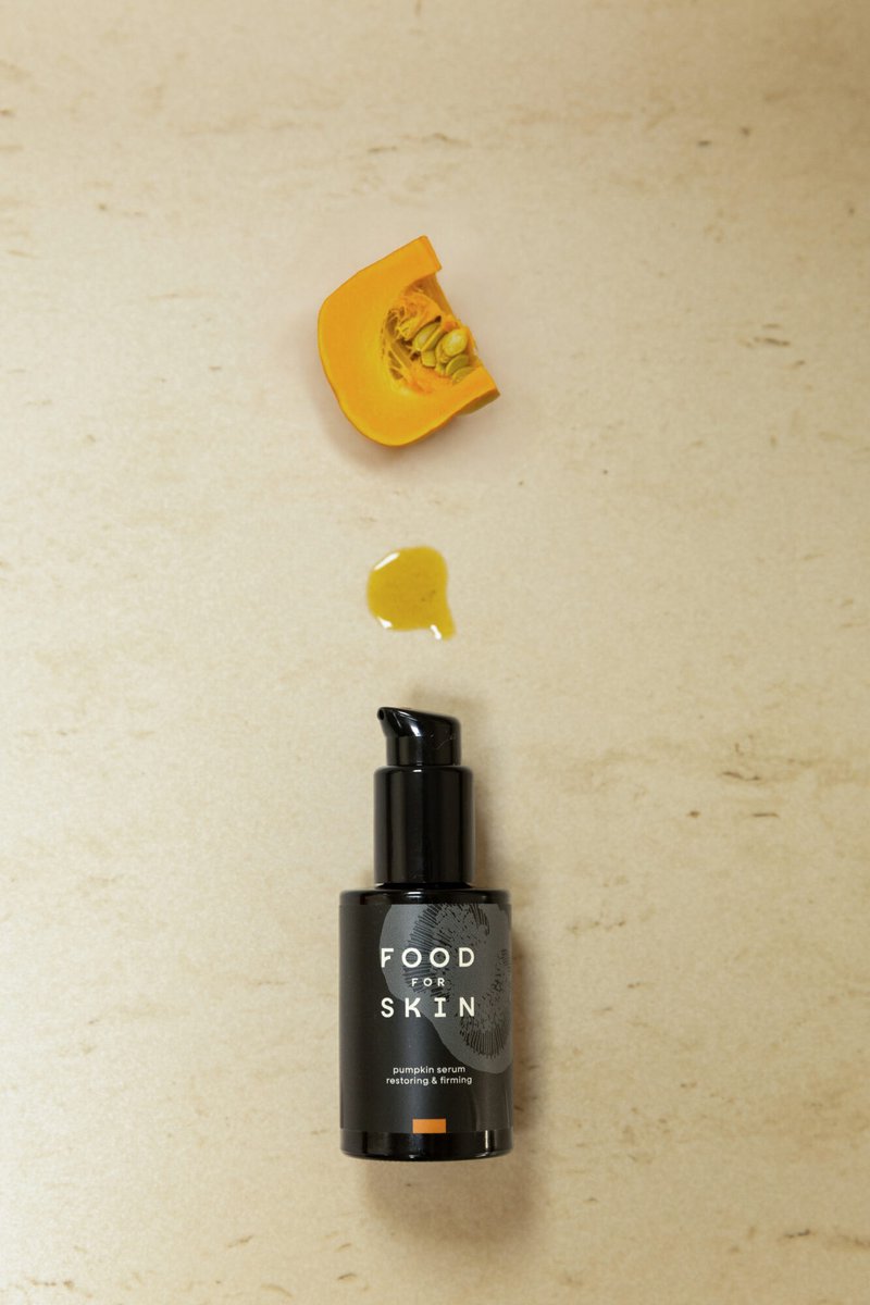 Food for Skin Pumpkin Serum - Strengthening 60 ml - vegan, dierproefvrij, zonder parabenen, zonder siliconen, voor alle huidtypen