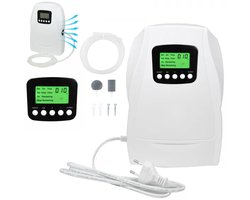 Luchtreiniger - Ozongenerator voor voedsel en water - Fruit- en groentesterilisator - 500 mg/u - Sterilisatie en schimmelverwijdering - 220V - Huishoudelijke ozongenerator - Formaldehydeverwijdering - ABS - Wit