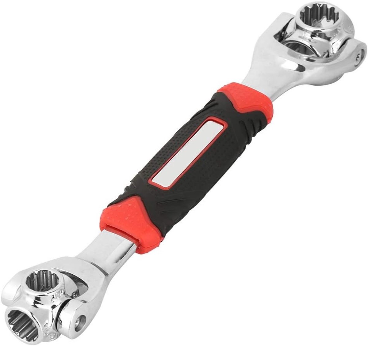 Veelzijdige 8-in-1 Steeksleutel met 360 Graden Koppel voor Huishoudelijk Gebruik en Reparaties, Inclusief Ratchet en Handgereedschap Set