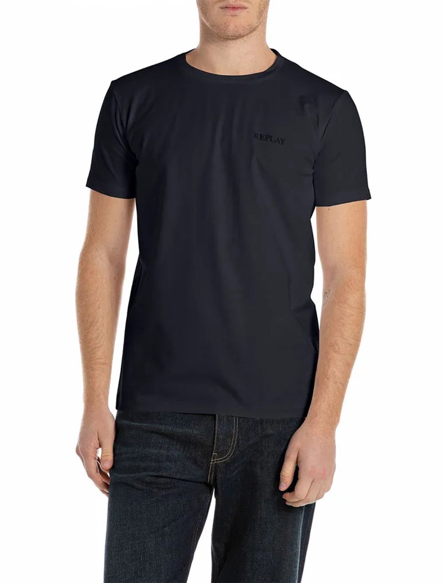 Replay M3231.000.23352p T-shirt Met Korte Mouwen Blauw M Man