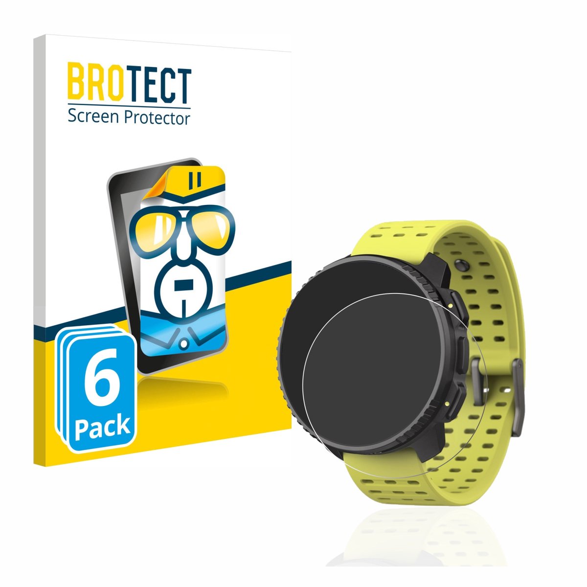 BROTECT - Screenprotector voor Suunto Vertical - Folie Beschermfolie transparant 6 Stuks