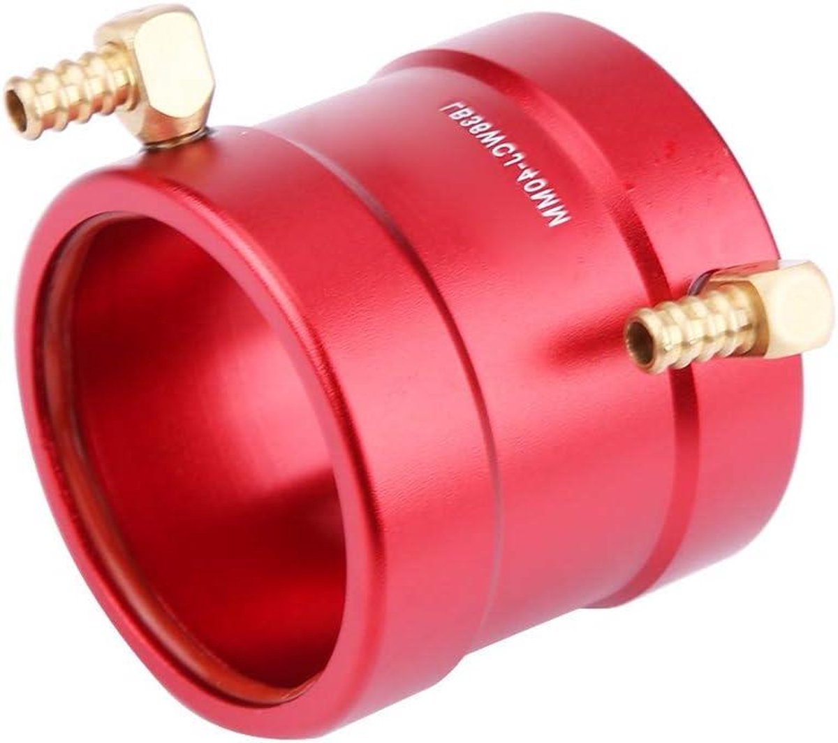 RC Boot Motor Koeling - Waterkoeler Jas - RC Onderdelen - Efficiënte Warmteafvoer - 36mm-40mm - Rood