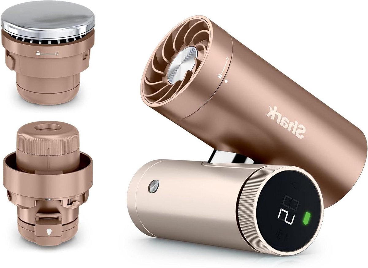Persoonlijke Koeler - Ventilator Verfrisser - Persoonlijke Koeling - 3-in-1 Systeem - 350 Grams - Iced Latte