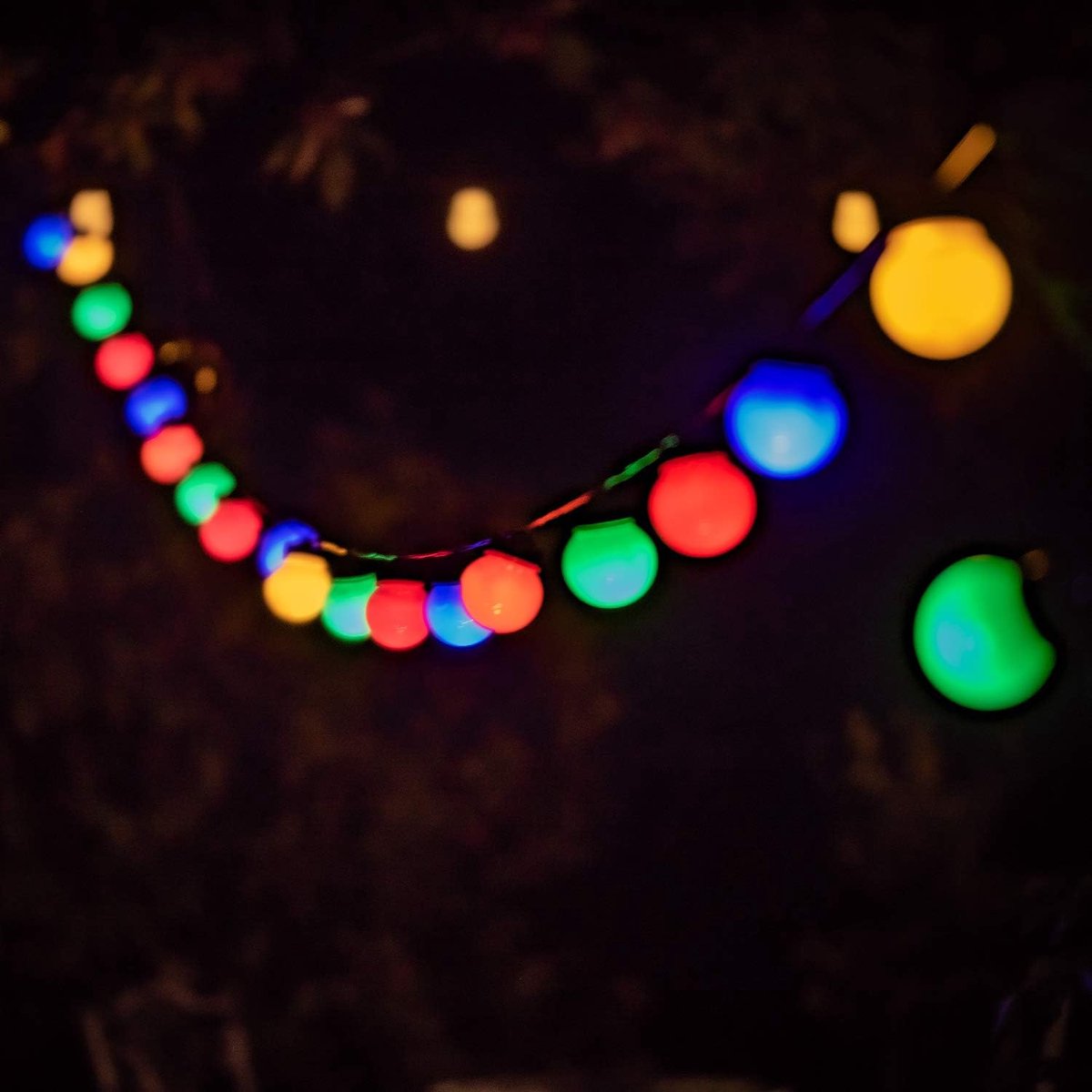 SnelShoppen - LED Fairy Lights 9.5 m Kleurvol met 20 Ballen Ø5 cm voor Binnen en Buiten - Tuinfeest, Verjaardag, Bruiloft Decoratie