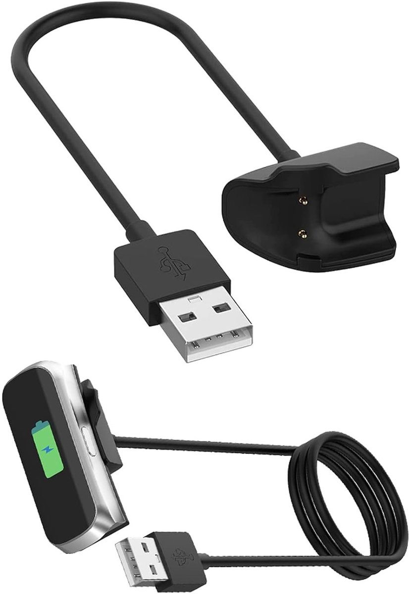 Oplaadkabel voor Galaxy Fit 2 - USB Oplader, Geschikt voor Fitness Tracker, 1 Stuk, Snelladen en Duurzaam