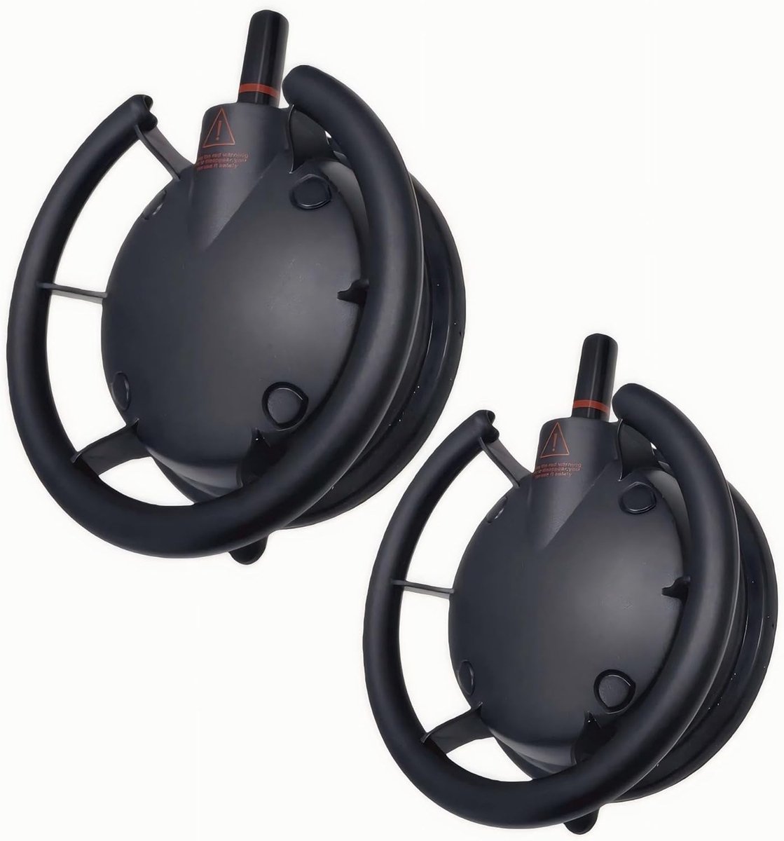 SnelShoppen - Magicbox Suction Cup Camping 2 Pack - 100 mm Luchtgepompt Zuignap Set tot 18 kg - Ideaal voor Camping, Badkamer, Auto, Boot, Glas, Tegel