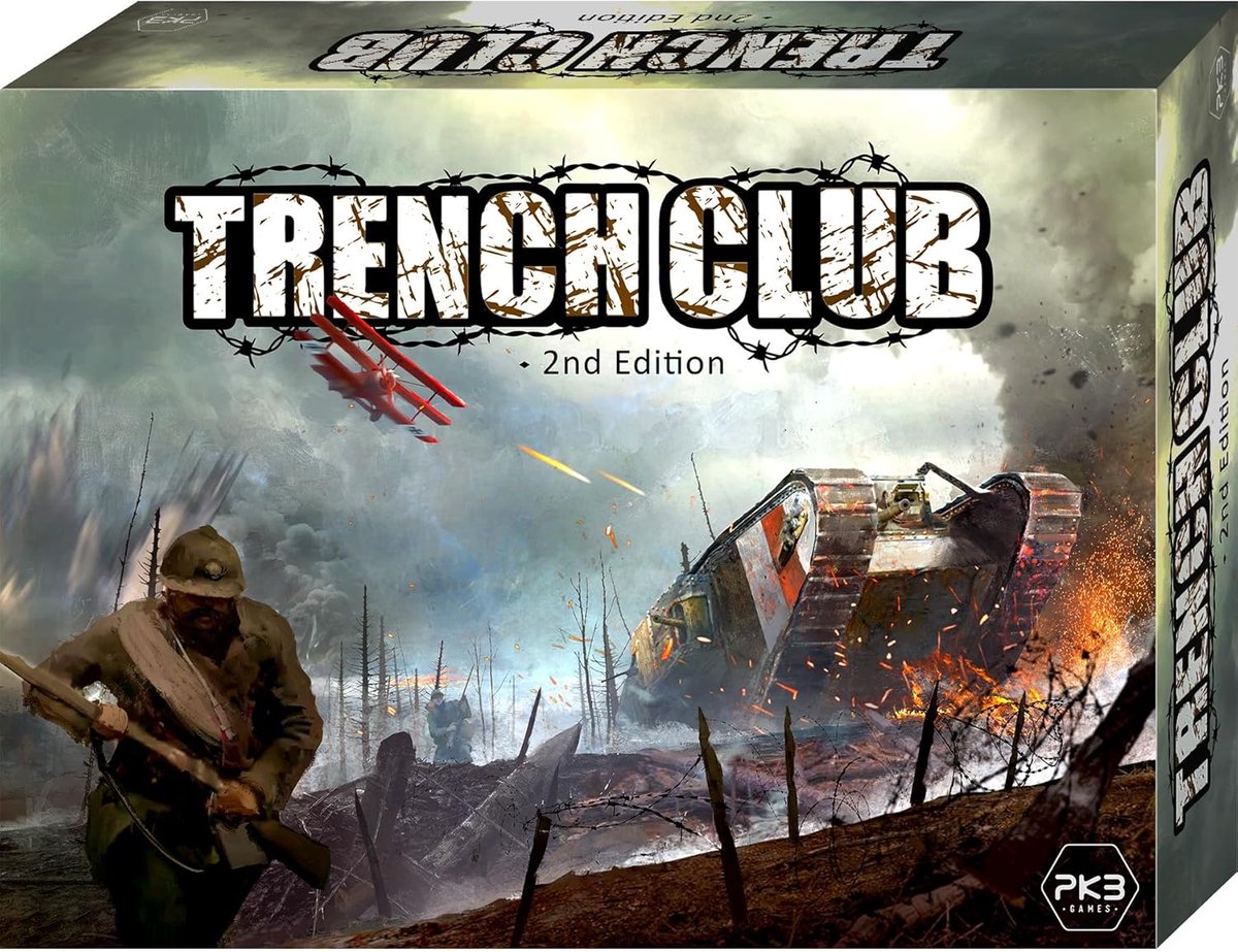 SnelShoppen - Trench Club WWI Oorlog Miniaturen Strategie Bordspel voor 1-4 Spelers, 14+ Jaar, 2 Uur Spelplezier met Gedetailleerde Thumbnails