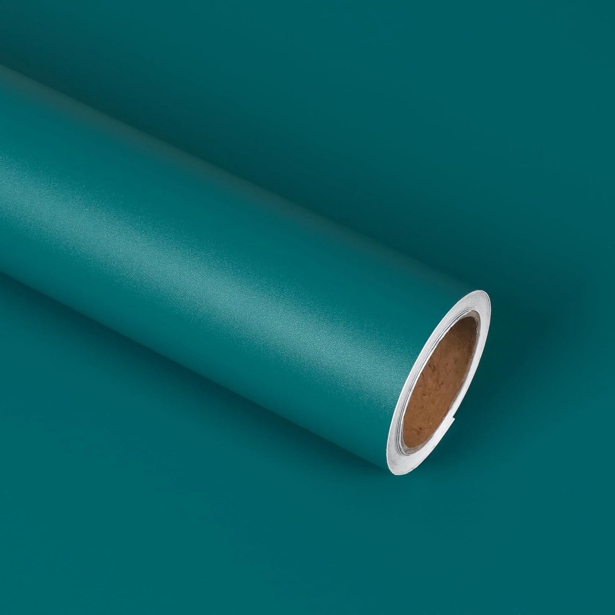 Turquoise Blauw Zelfklevend Behang voor Meubels - Waterdichte Vinyl Wanddecoratie voor Woonkamer en Badkamer, Matt Afwerking en Gemakkelijk aan te Brengen