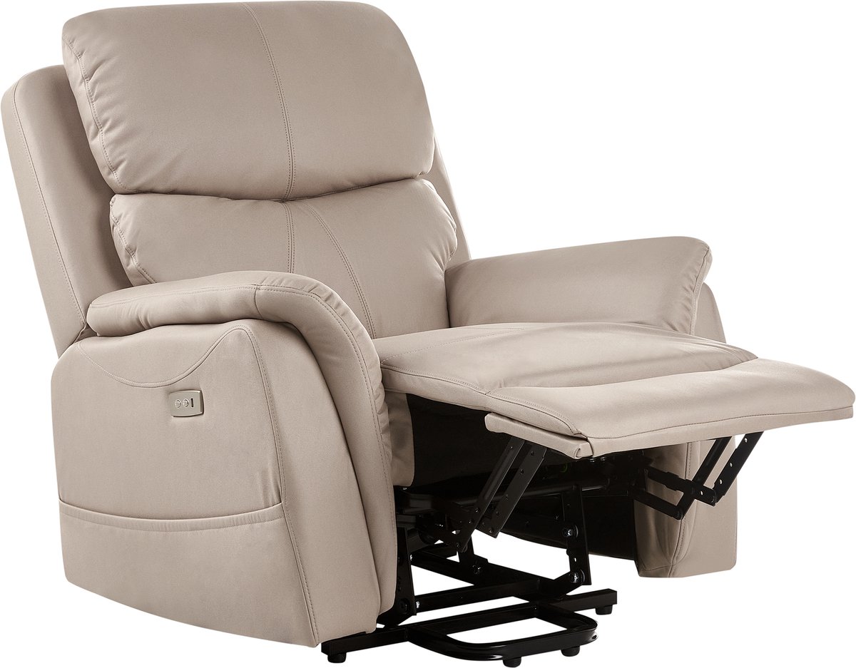 GLORIE - Massagestoel - Taupe - Polyester